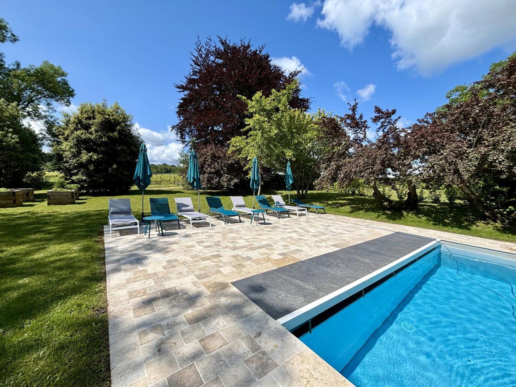 La Maison L'Eperon, Stylish 5 Star Villa Surrounded By Vineyard Near Saint Emilion Vérac Екстериор снимка